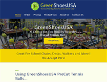 Tablet Screenshot of greenshoesusa.com